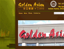 Tablet Screenshot of goldenasiancuisine.com